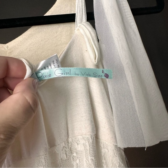 Vintage Cream size 6x girls dress. - Picture 4 of 5